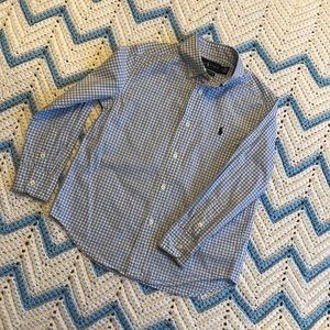 Boys long sleeve button up shirt. Polo Ralph Lauren